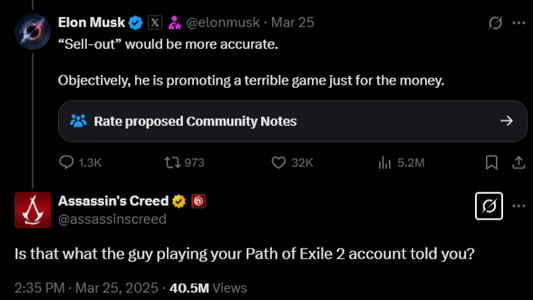 Assassin's Creed Shadows Sales Increase Amidst Twitter Spat Between Elon Musk, Grummz and Hasan Abi!