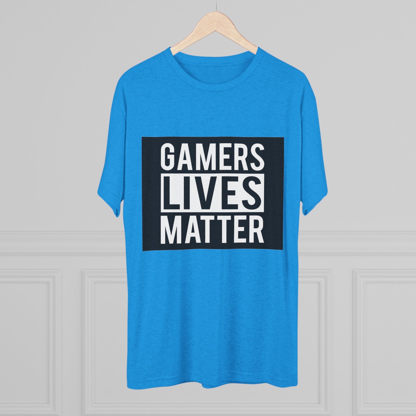 Gamers Lives Matter - Unisex Tri-Blend Crew Tee