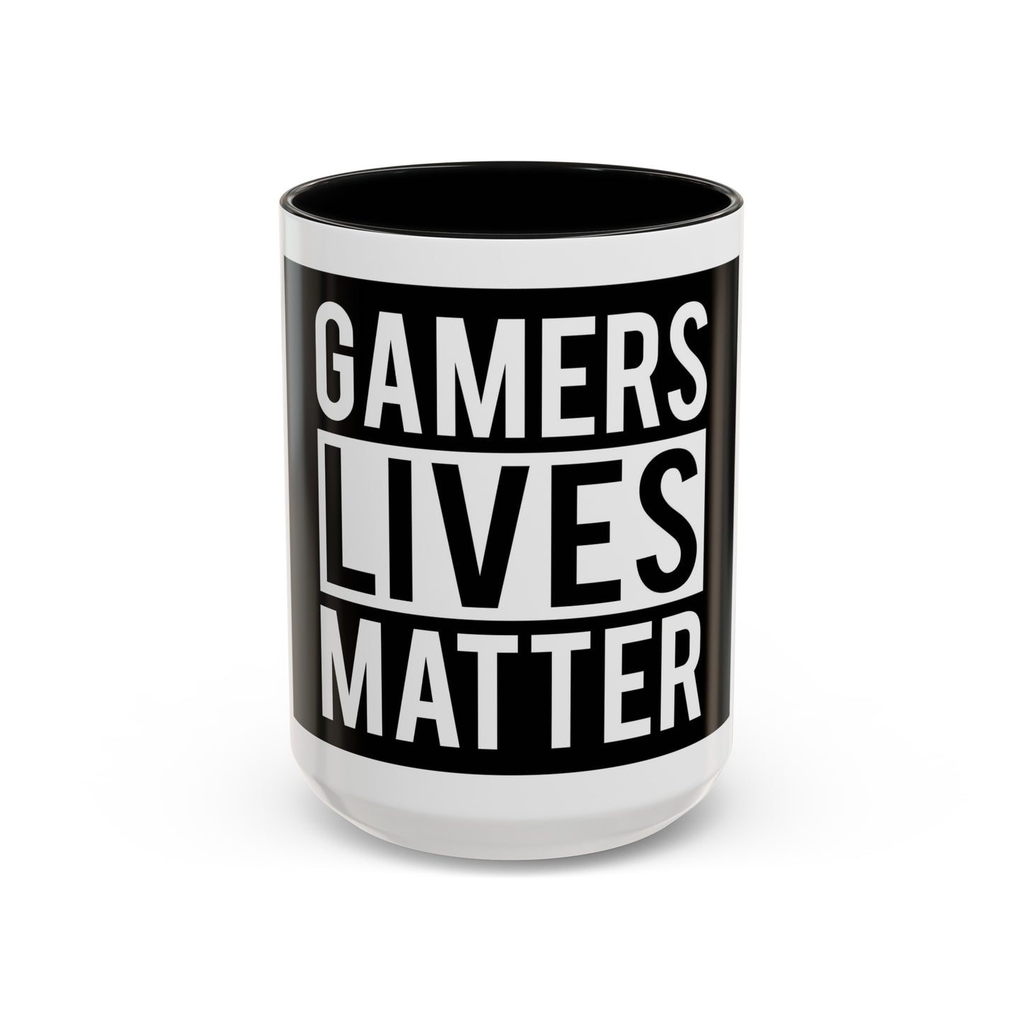 Gamers Lives Matter - Accent Coffee Mug (11, 15oz)