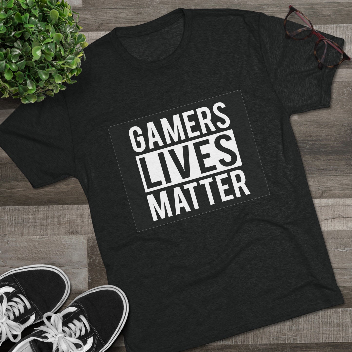 Gamers Lives Matter - Unisex Tri-Blend Crew Tee