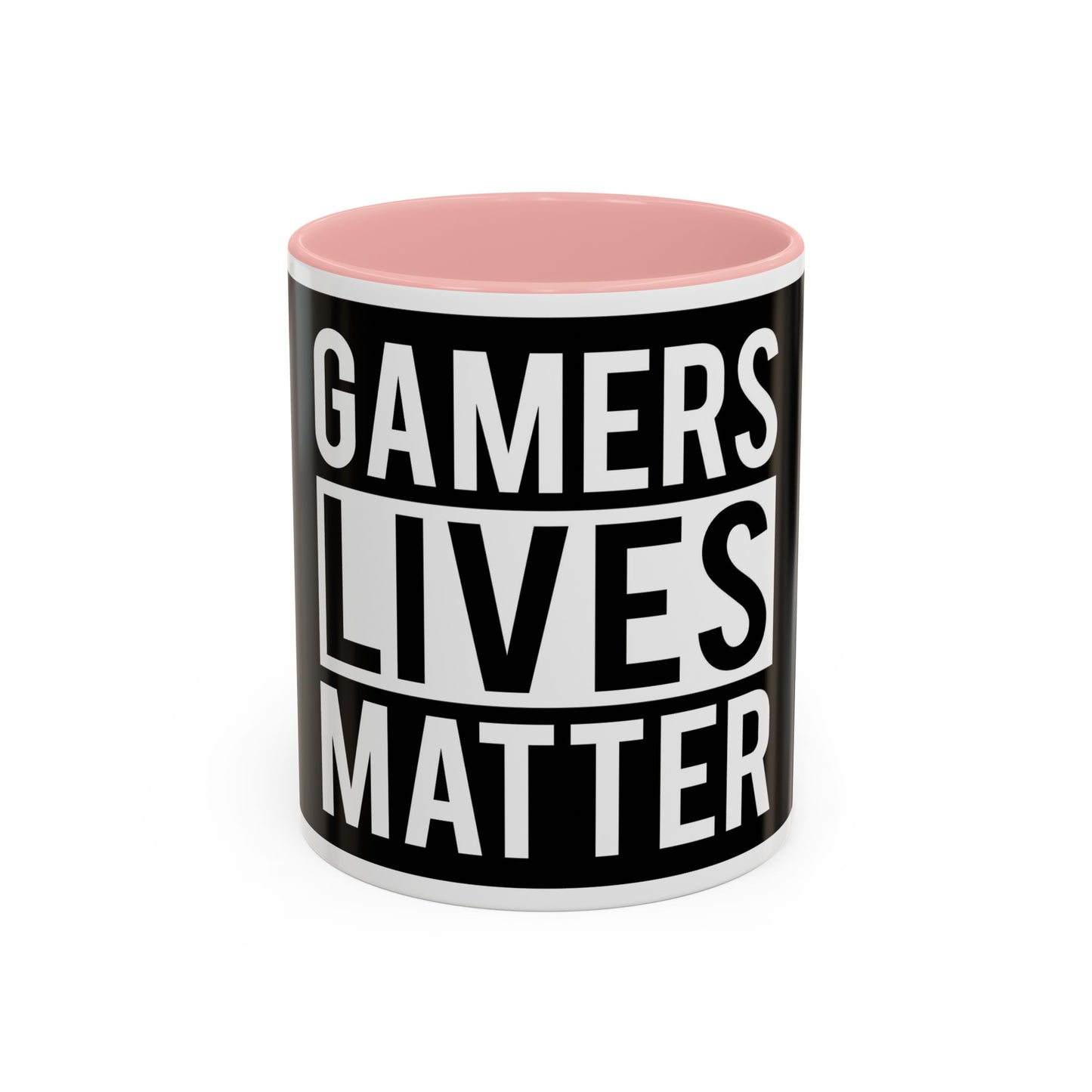 Gamers Lives Matter - Accent Coffee Mug (11, 15oz)