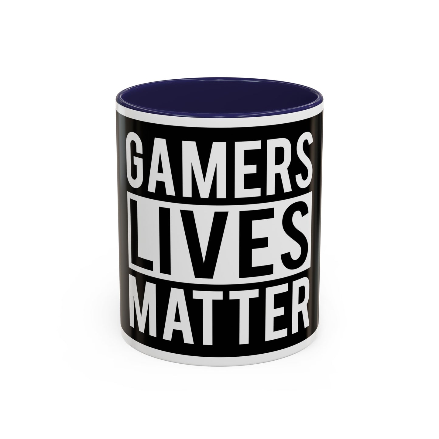 Gamers Lives Matter - Accent Coffee Mug (11, 15oz)