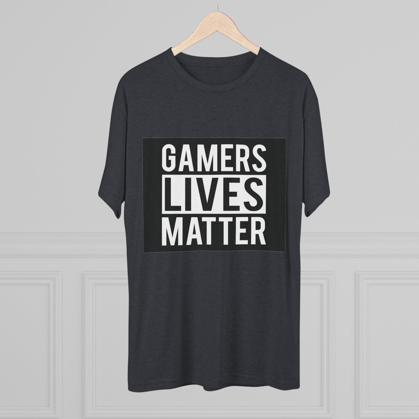 Gamers Lives Matter - Unisex Tri-Blend Crew Tee