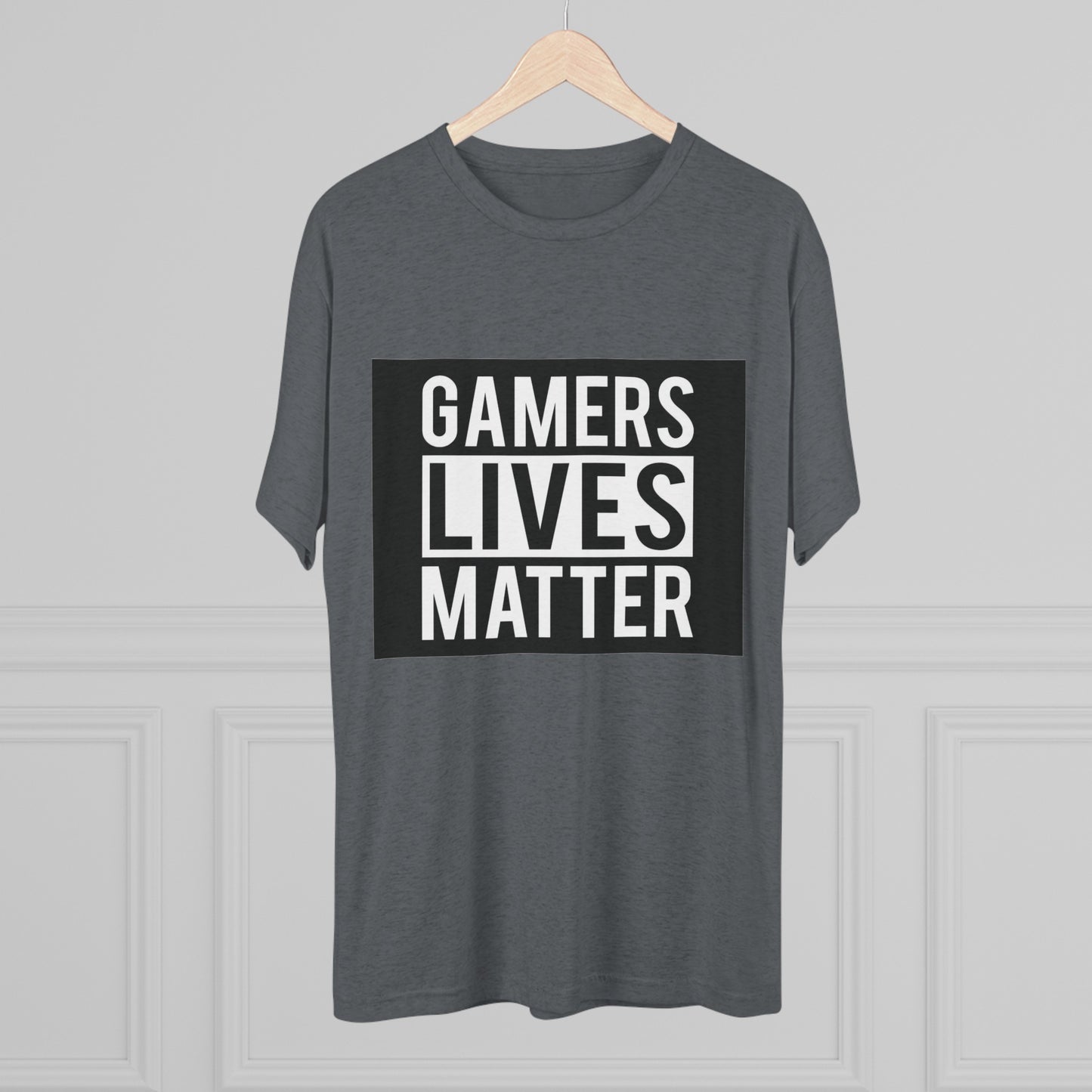 Gamers Lives Matter - Unisex Tri-Blend Crew Tee