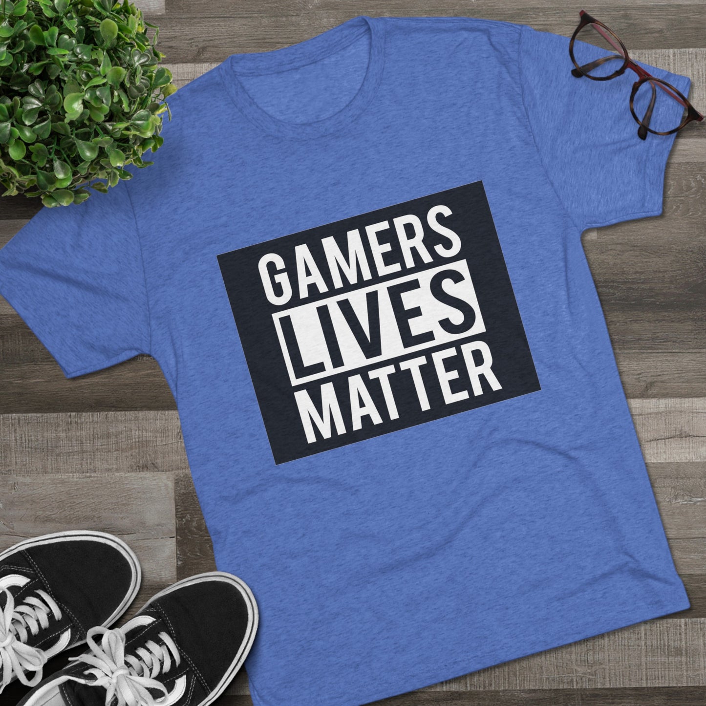 Gamers Lives Matter - Unisex Tri-Blend Crew Tee