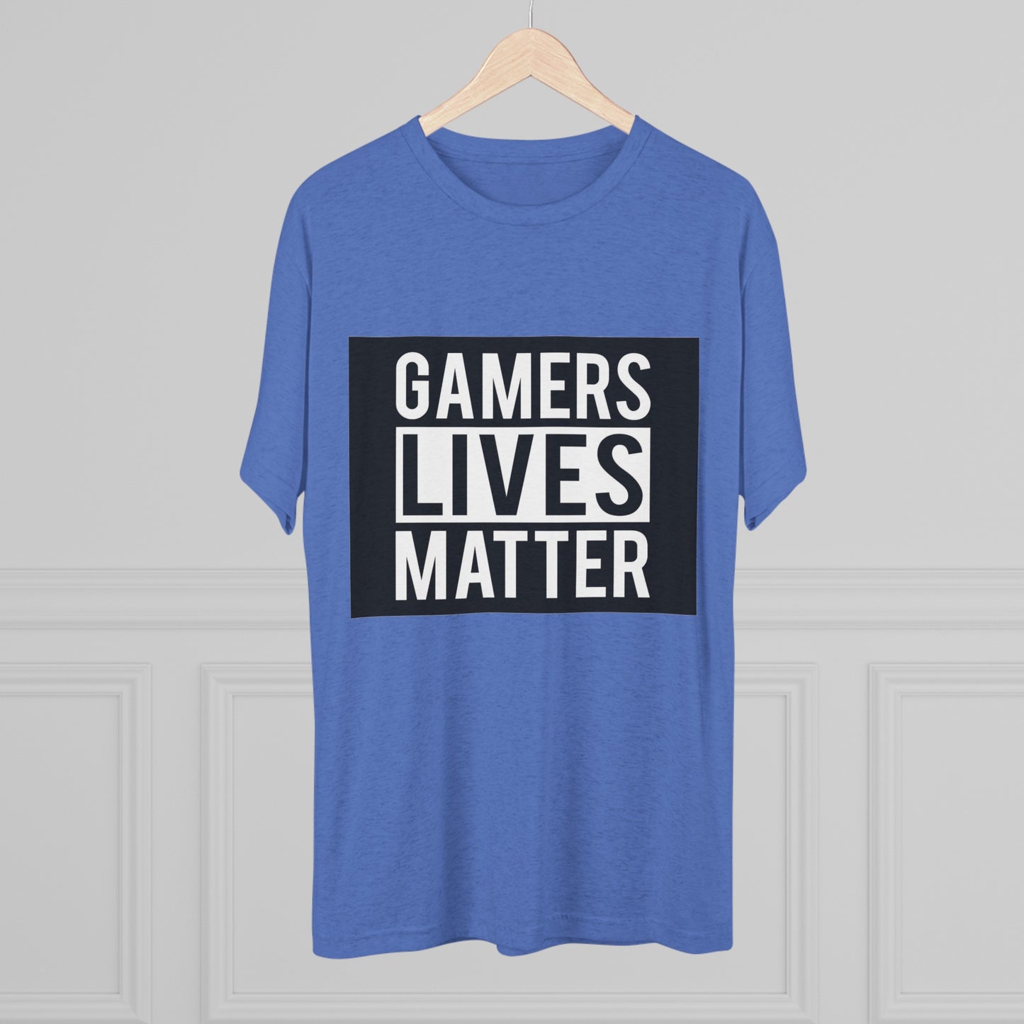 Gamers Lives Matter - Unisex Tri-Blend Crew Tee