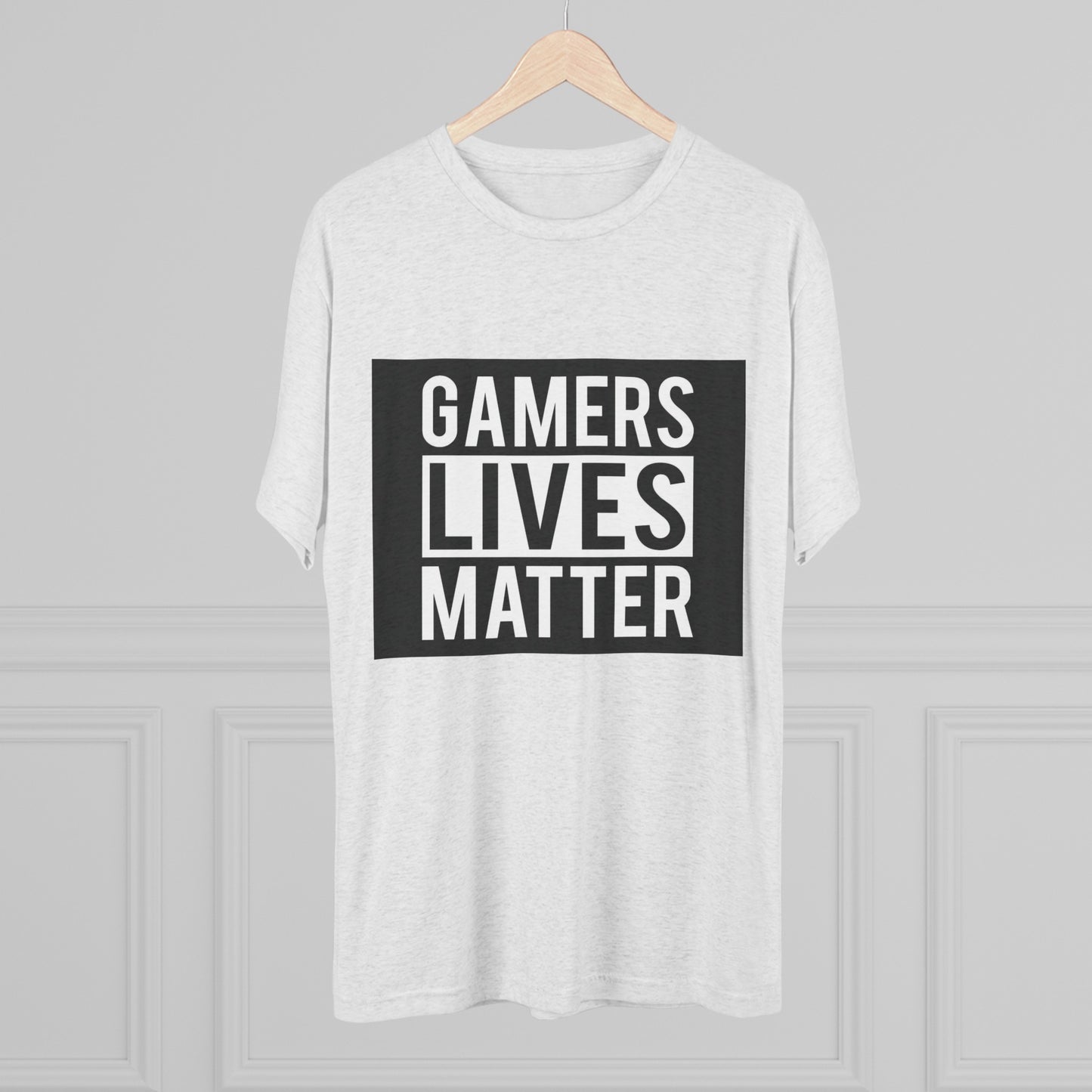 Gamers Lives Matter - Unisex Tri-Blend Crew Tee