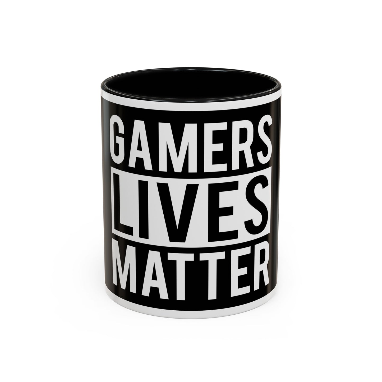 Gamers Lives Matter - Accent Coffee Mug (11, 15oz)