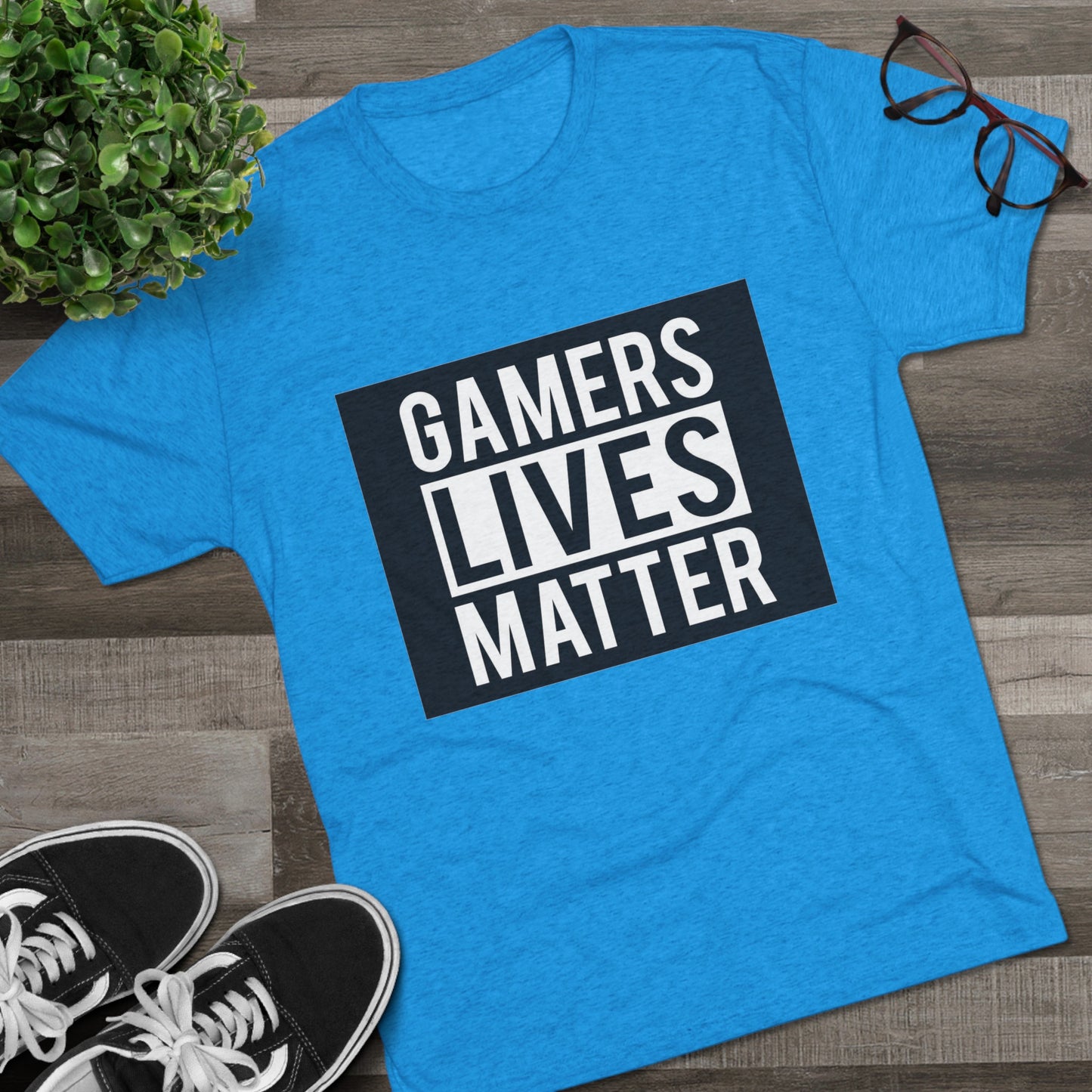 Gamers Lives Matter - Unisex Tri-Blend Crew Tee