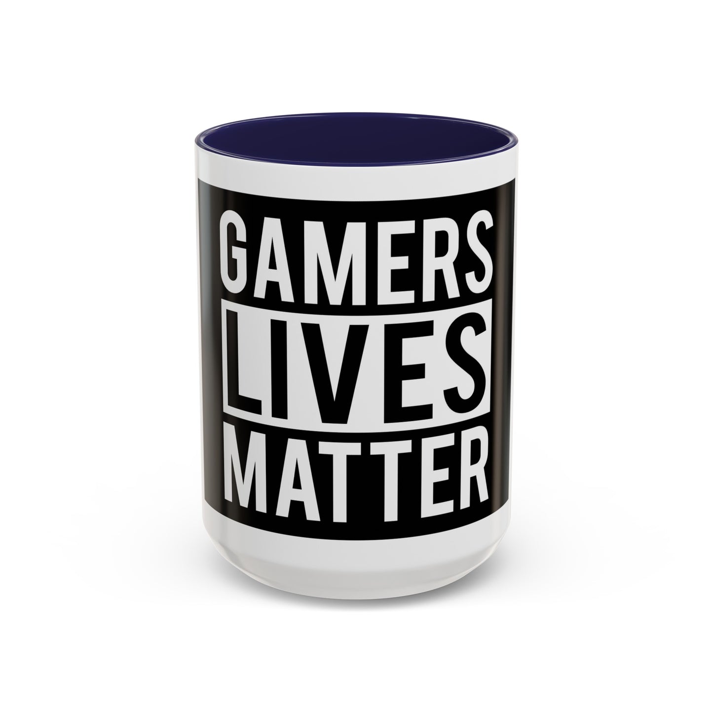 Gamers Lives Matter - Accent Coffee Mug (11, 15oz)